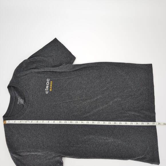 Ciroc Mango Dark Distressed Gray/Grey Crewneck Men's T-shirt/Tee - Size M - GUC - Picture 9 of 9